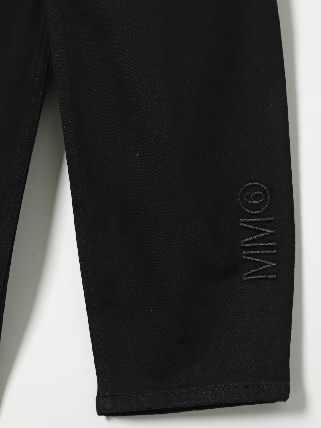 MM6 MAISON MARGIELA 청바지: 팬츠 남아 Mm6 Maison Margiela, 블랙 - Img 3