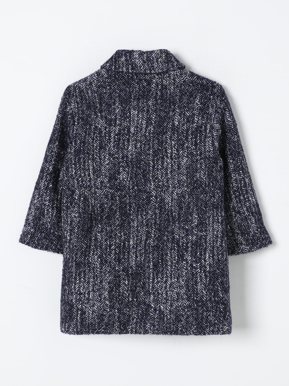 IL GUFO CAPPOTTO: Cappotto Il Gufo in misto lana , Blue - Img 2