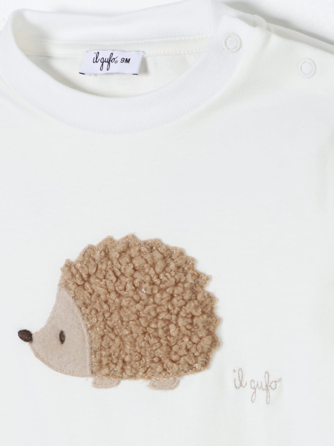 IL GUFO SWEATER: Sweater kids Il Gufo, Milk - Img 3