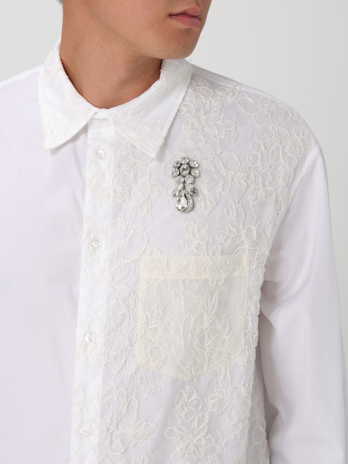 SIMONE ROCHA SHIRT: Sweater men Simone Rocha, White - Img 5