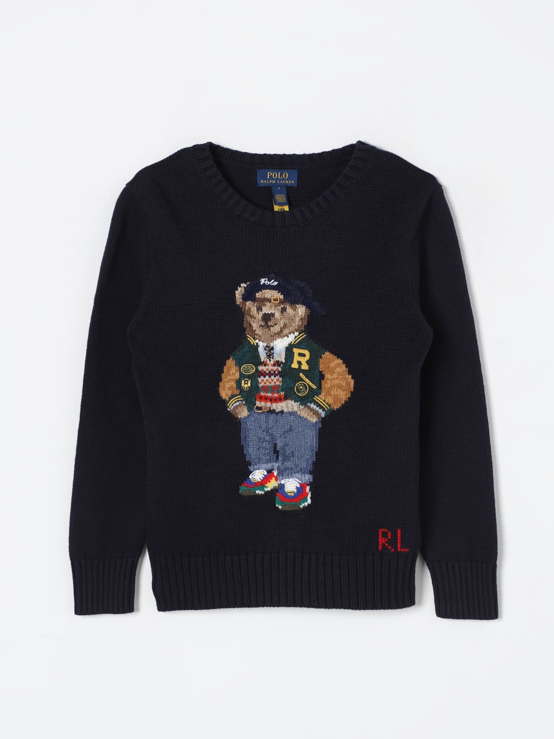 POLO RALPH LAUREN PULL: Pull enfant Polo Ralph Lauren, Bleu - Img 1