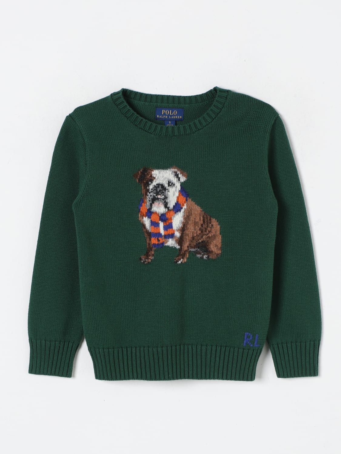 POLO RALPH LAUREN PULL: Pull enfant Polo Ralph Lauren, Vert - Img 1