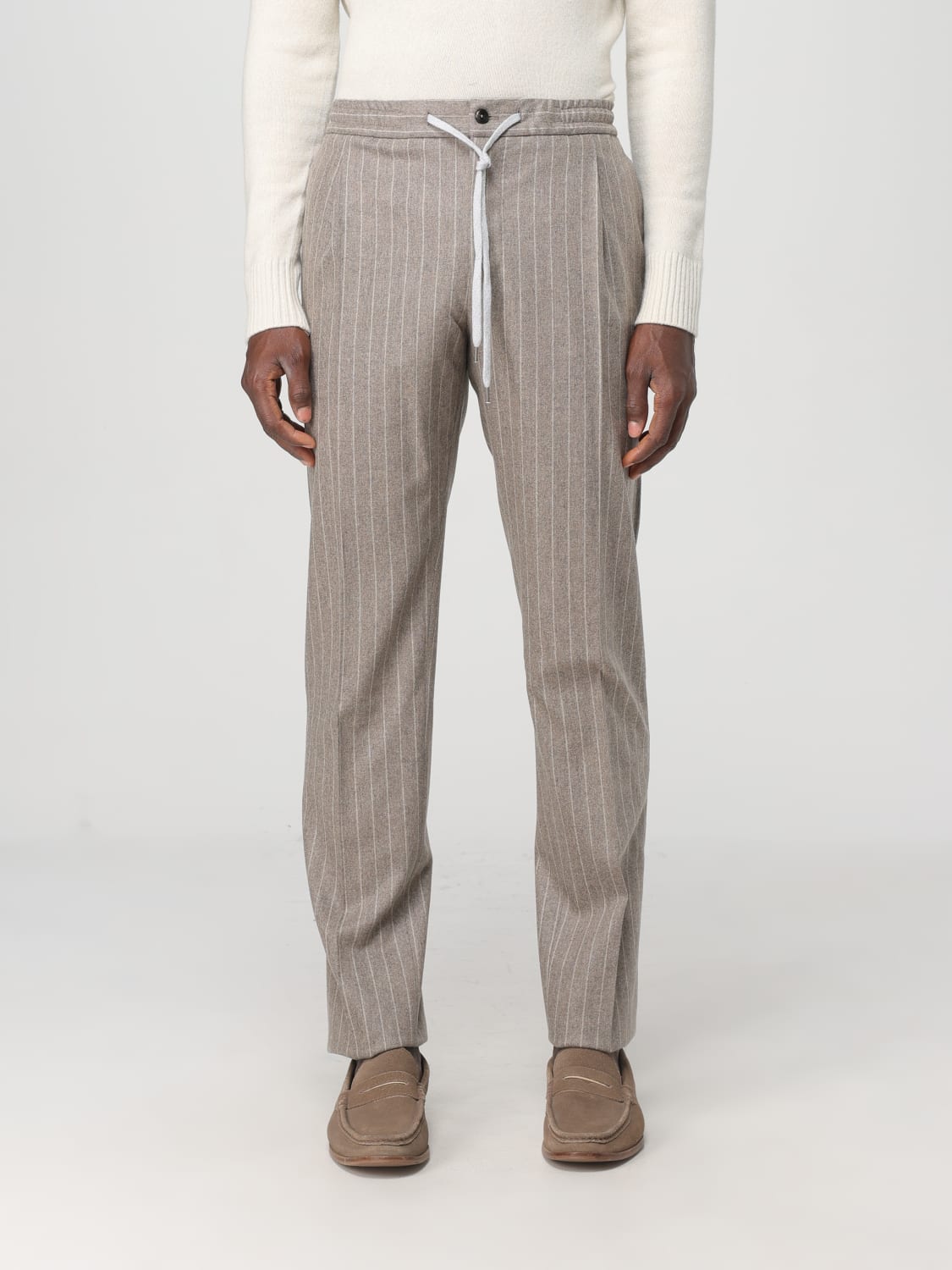 Giglio Pantalone Pt Torino gessato in misto lana