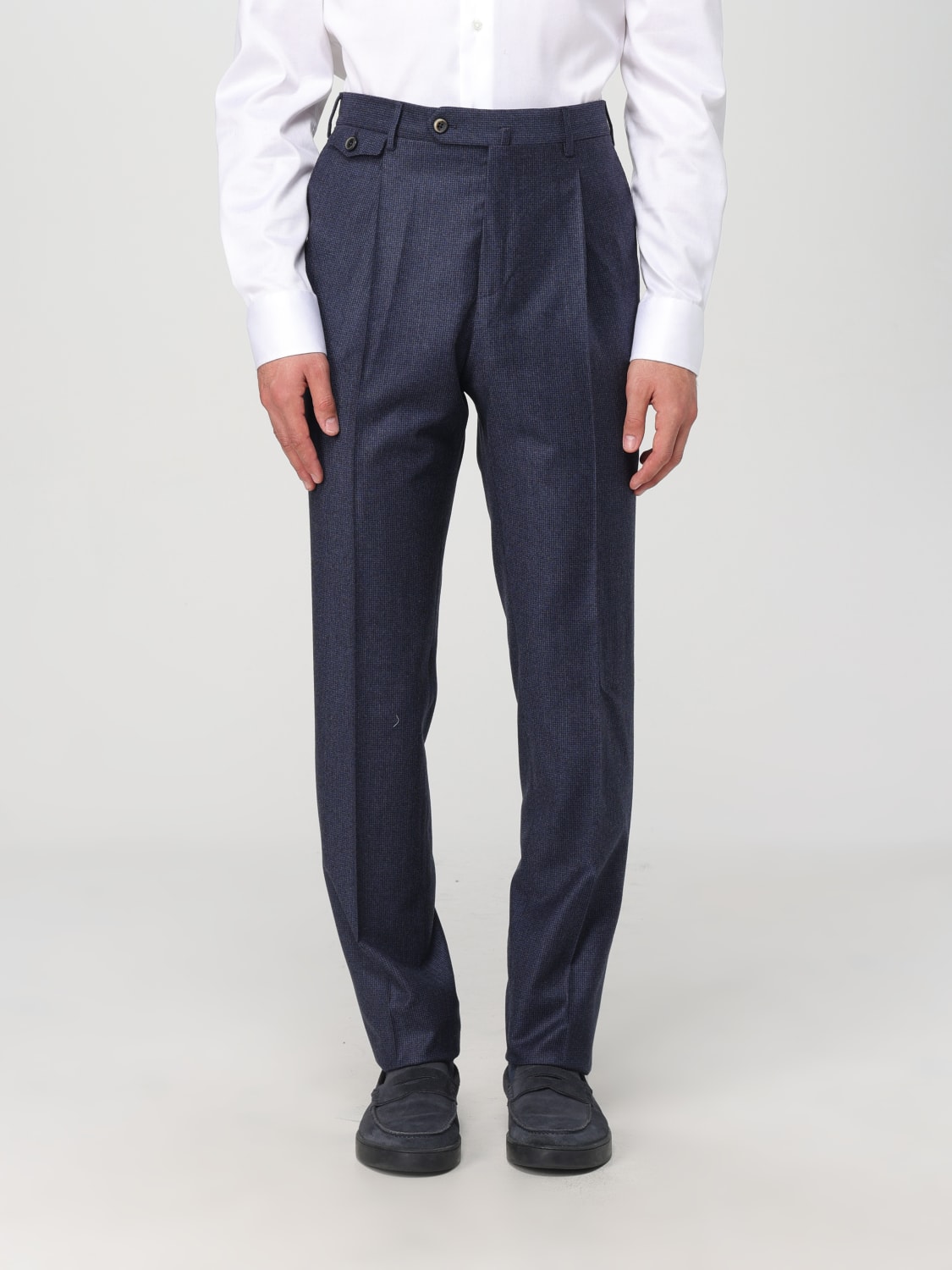 Giglio Pantalone Pt Torino in misto lana a quadretti