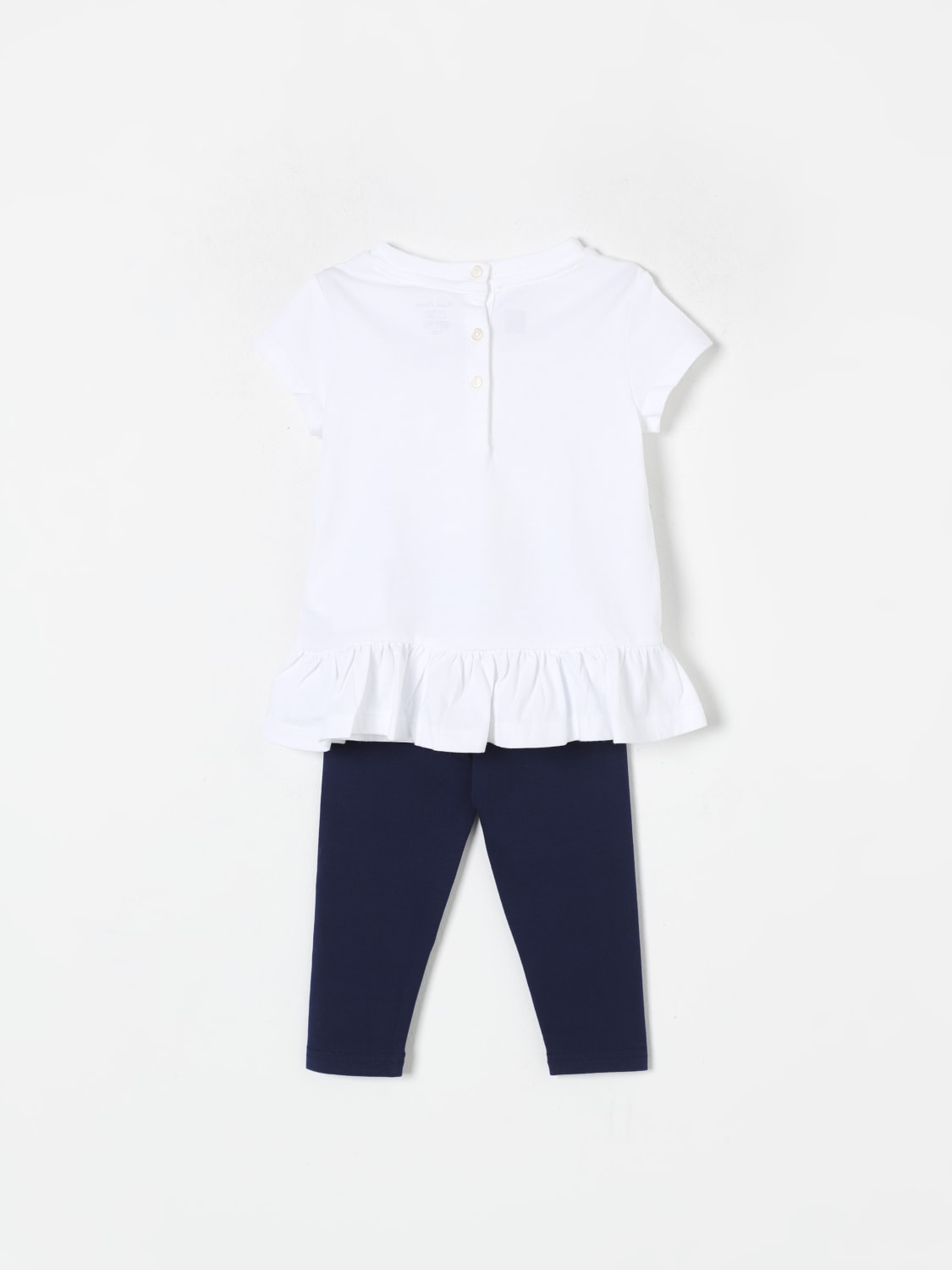 POLO RALPH LAUREN ROMPER: Romper kids Polo Ralph Lauren, White - Img 2