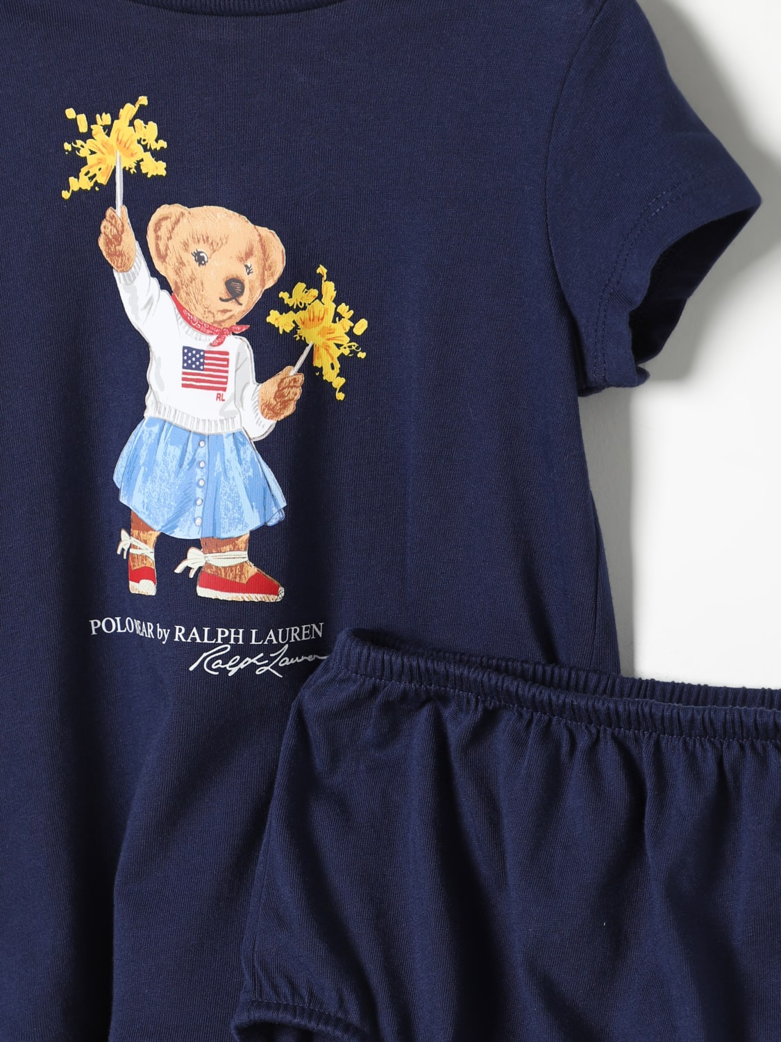 POLO RALPH LAUREN ROMPER: Romper kids Polo Ralph Lauren, Blue - Img 3