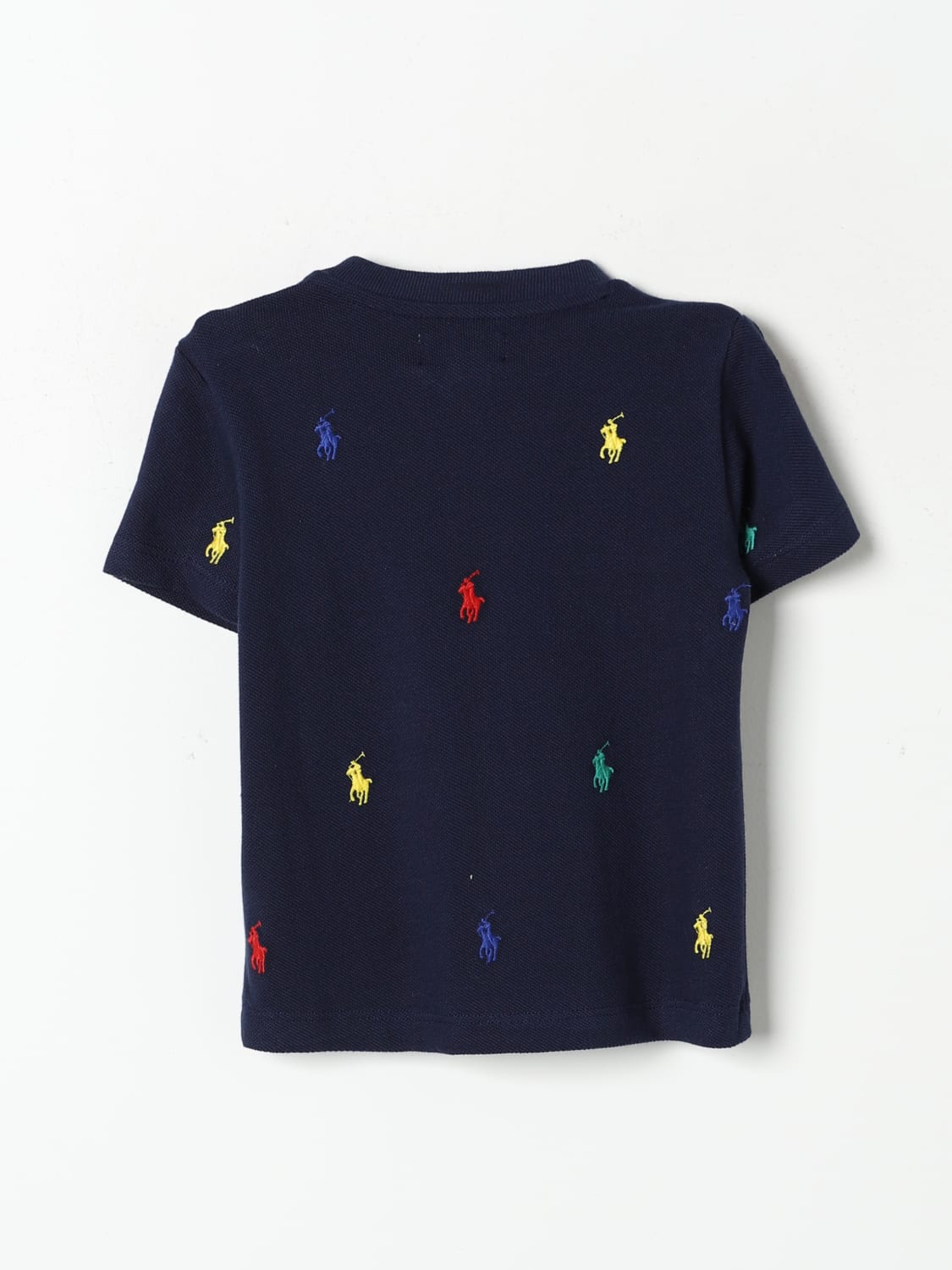 POLO RALPH LAUREN T-SHIRT: T-shirt kids Polo Ralph Lauren, Multicolor - Img 2