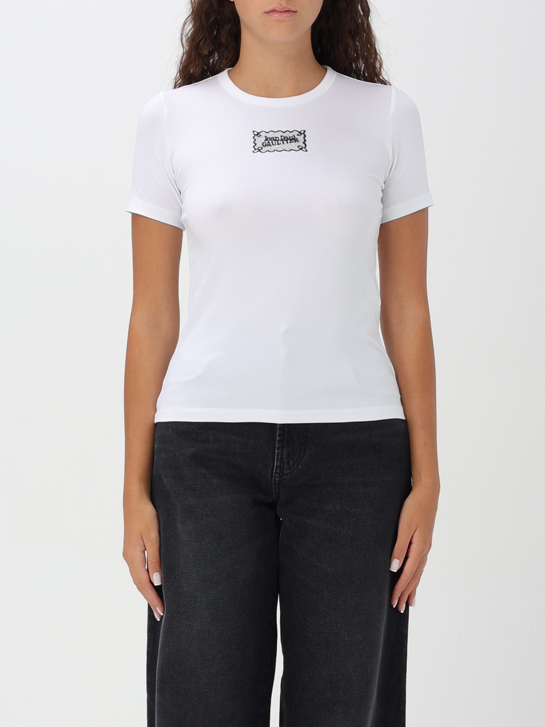 Giglio T-shirt Jean Paul Gaultier in cotone stretch