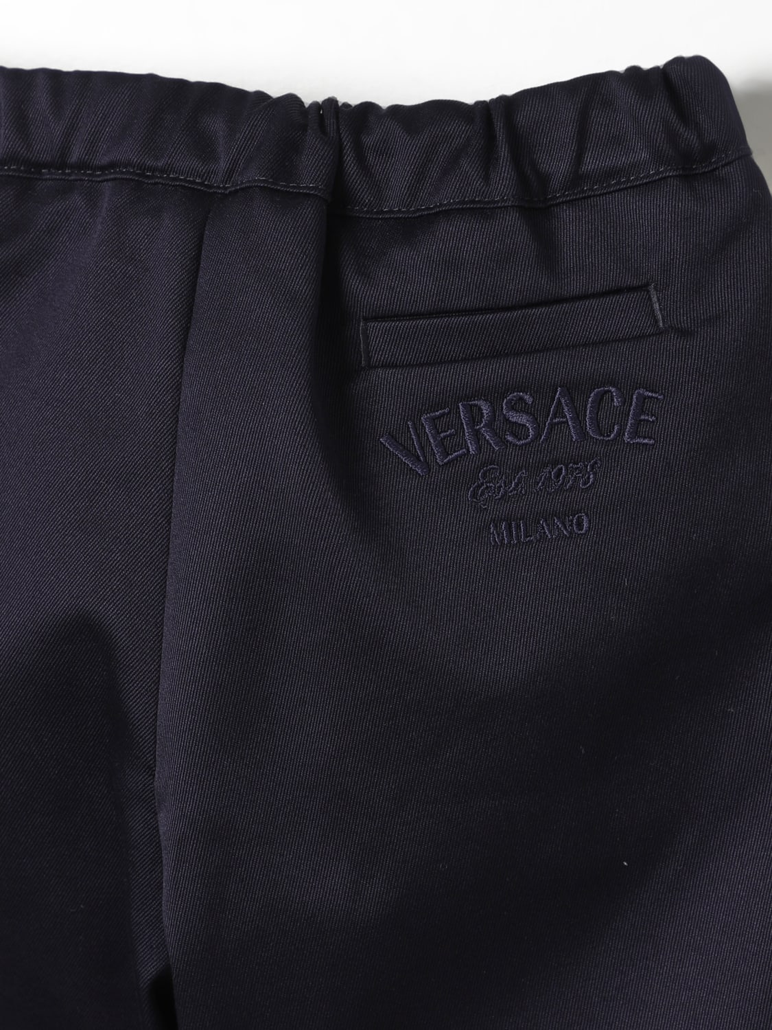 VERSACE PANTALONE: Pantalone neonato Versace, Blue - Img 3