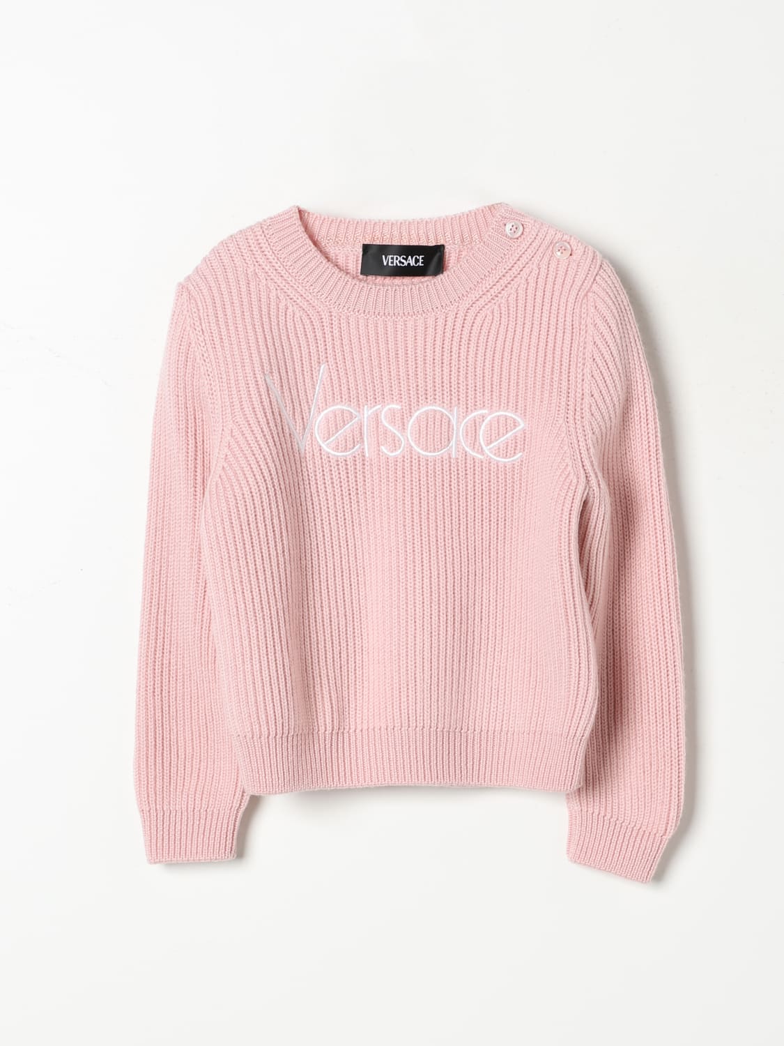 VERSACE SWEATER: Sweater kids Versace, Pink - Img 1