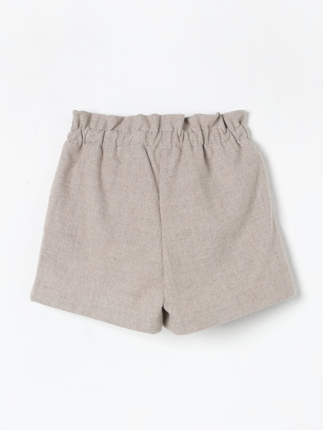 IL GUFO SHORT: Pantalon enfant Il Gufo, Marron - Img 2