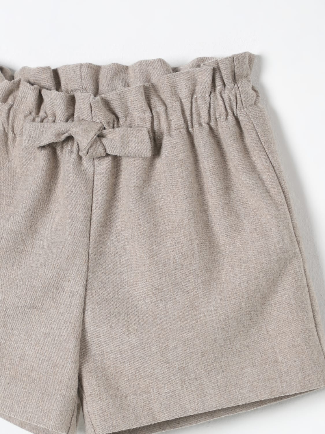 IL GUFO SHORT: Pantalon enfant Il Gufo, Marron - Img 3