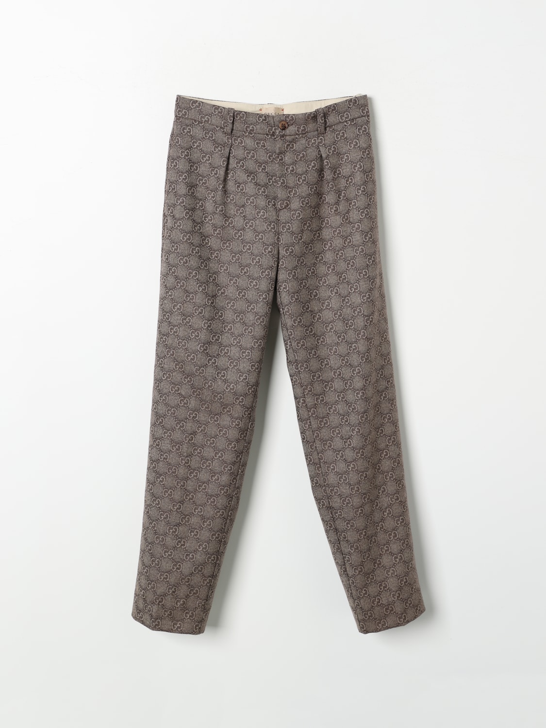 GUCCI PANTALONE: Pantalone bambino Gucci, Marrone - Img 1