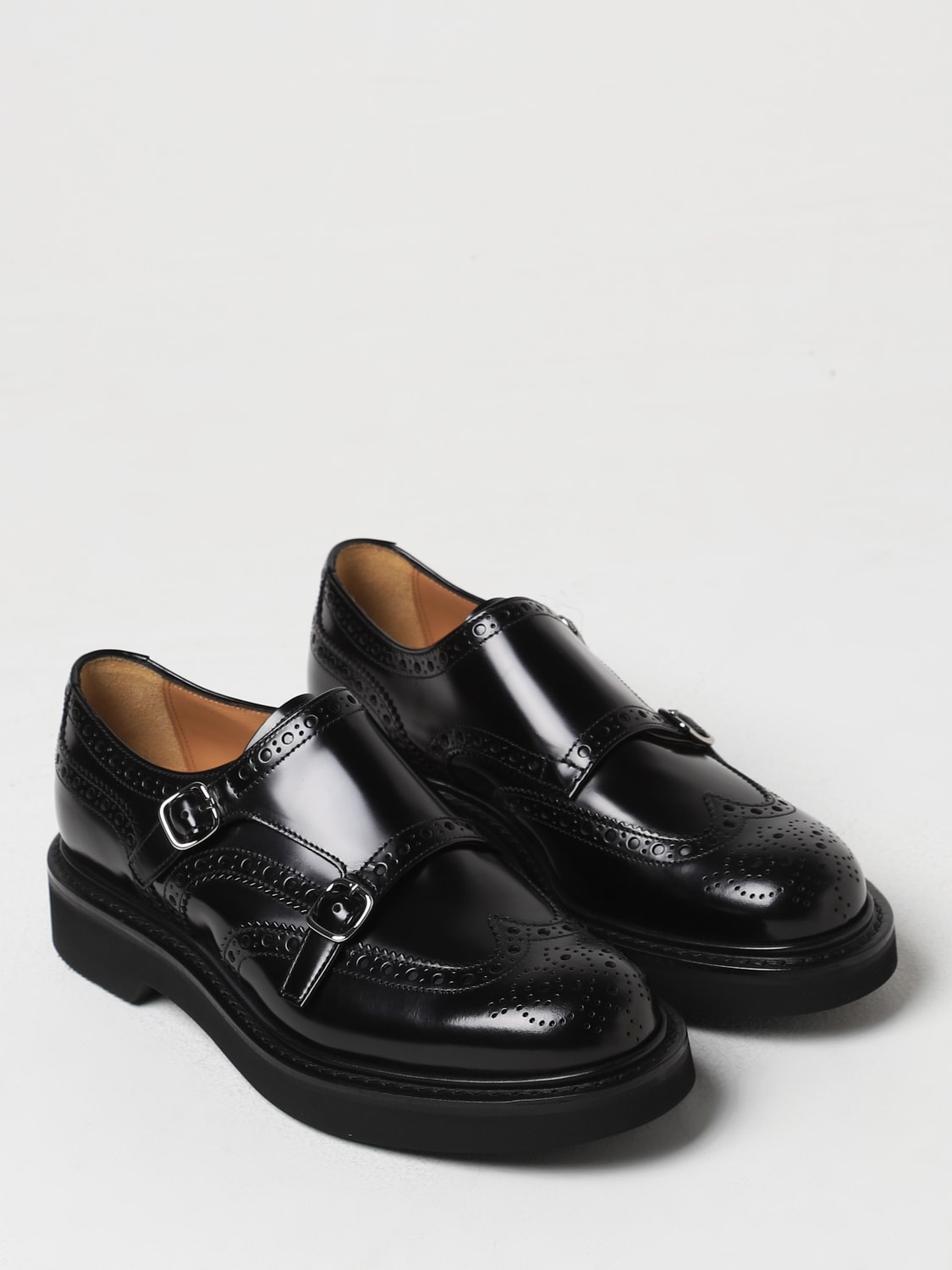 CHURCH'S LOAFERS: Brogue shoes men Church's, Black - Img 2