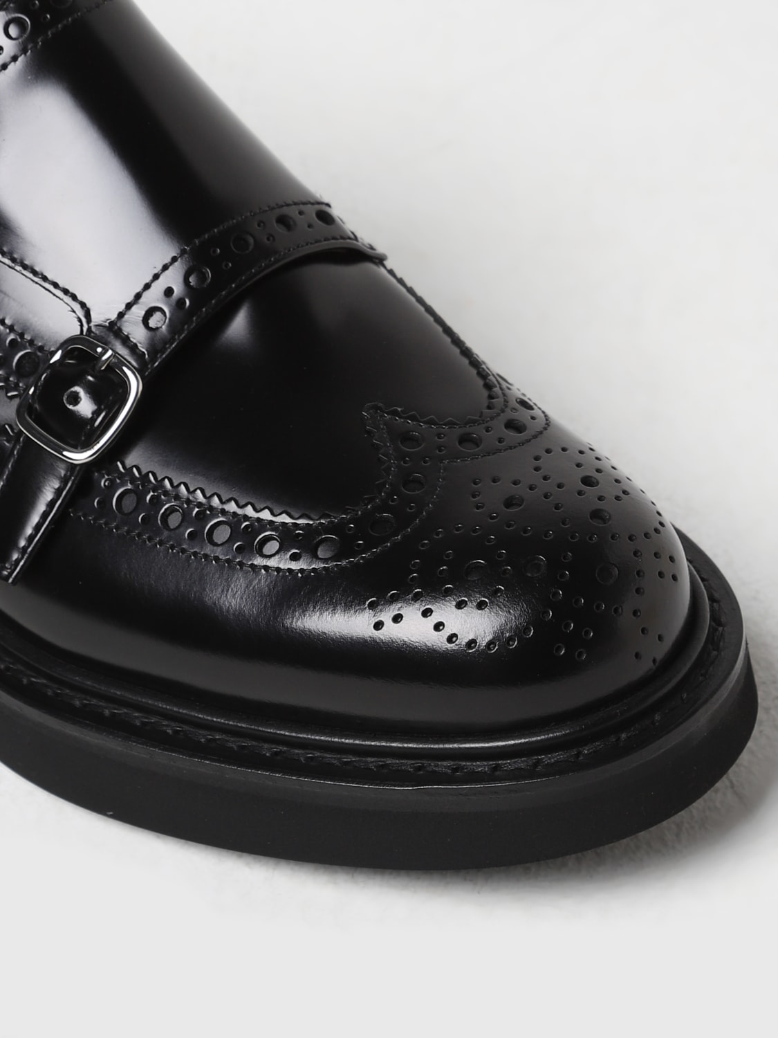 CHURCH'S LOAFERS: Brogue shoes men Church's, Black - Img 4