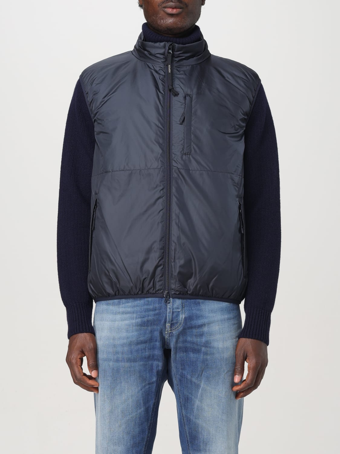 ASPESI WESTE: Weste herren Aspesi, Blau - Img 1