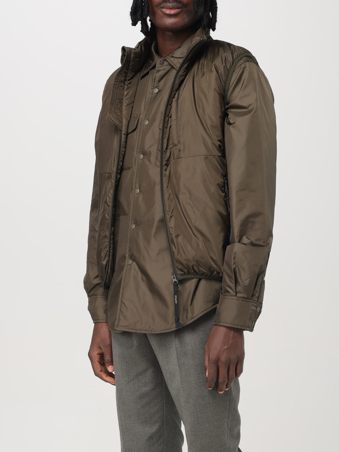 ASPESI WESTE: Weste herren Aspesi, Braun - Img 3