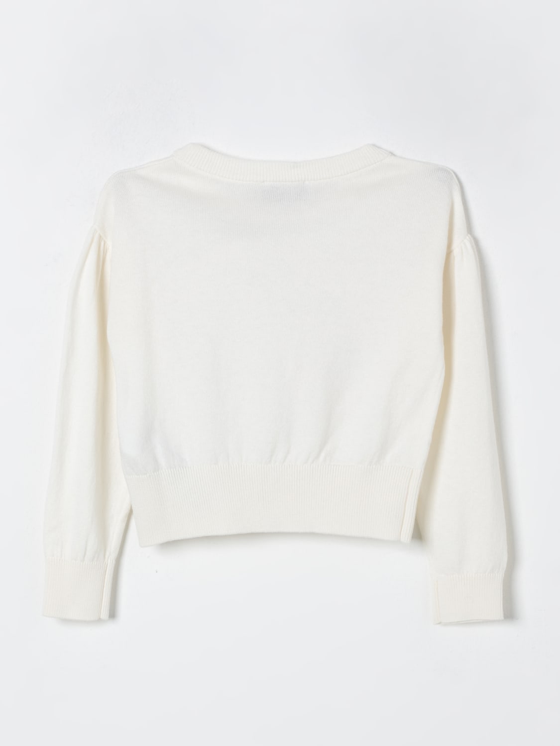 MOSCHINO MAGLIA: Pullover Moschino in lana e cotone , Panna - Img 2