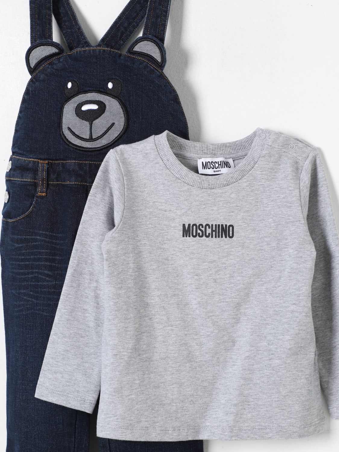 MOSCHINO SHIRT: Shirt kids Moschino, Grey - Img 3