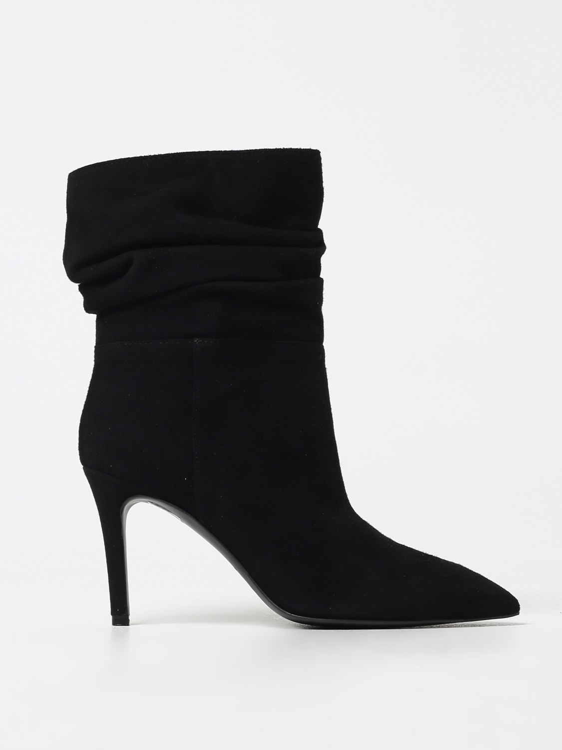 VIA ROMA 15 FLAT ANKLE BOOTS: Flat ankle boots woman Via Roma 15, Black - Img 1