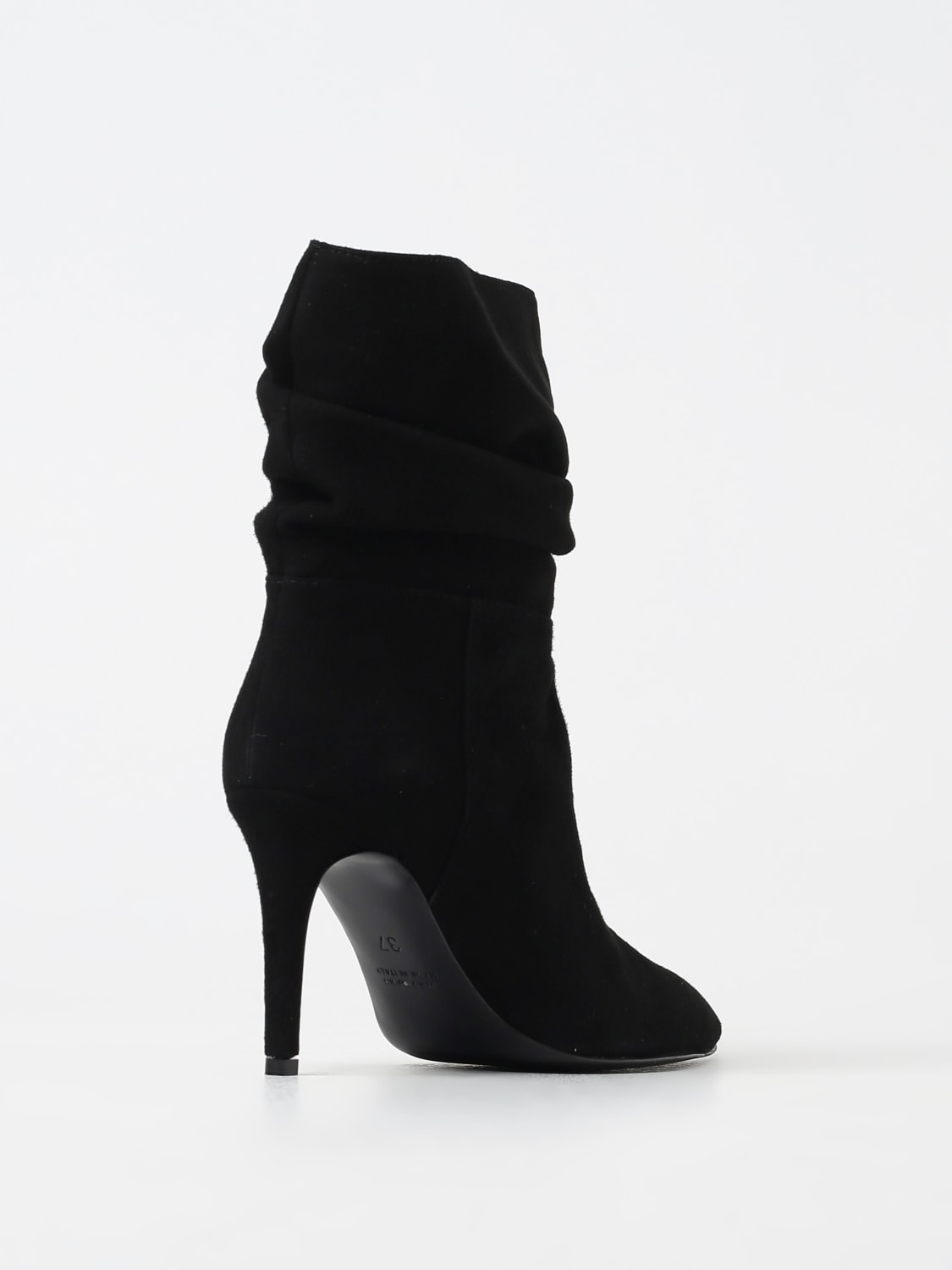 VIA ROMA 15 FLAT ANKLE BOOTS: Flat ankle boots woman Via Roma 15, Black - Img 3