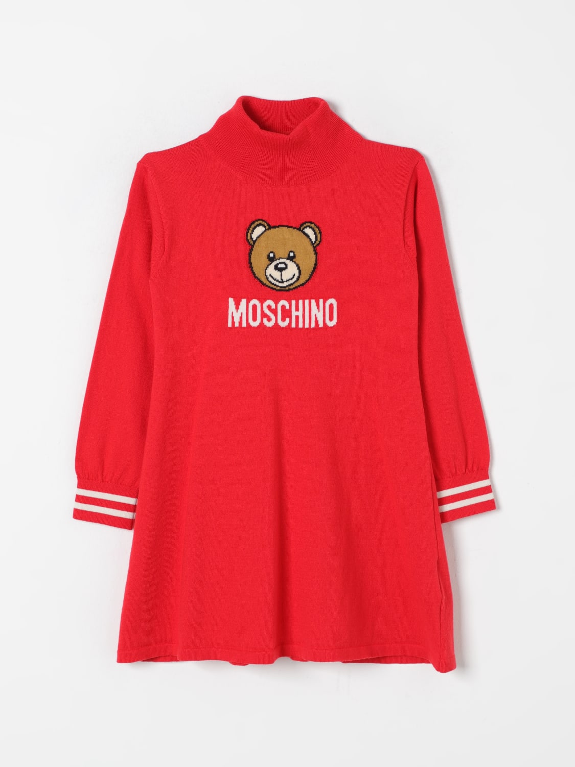 MOSCHINO VESTIDO: Vestido niños Moschino, Rojo - Img 1