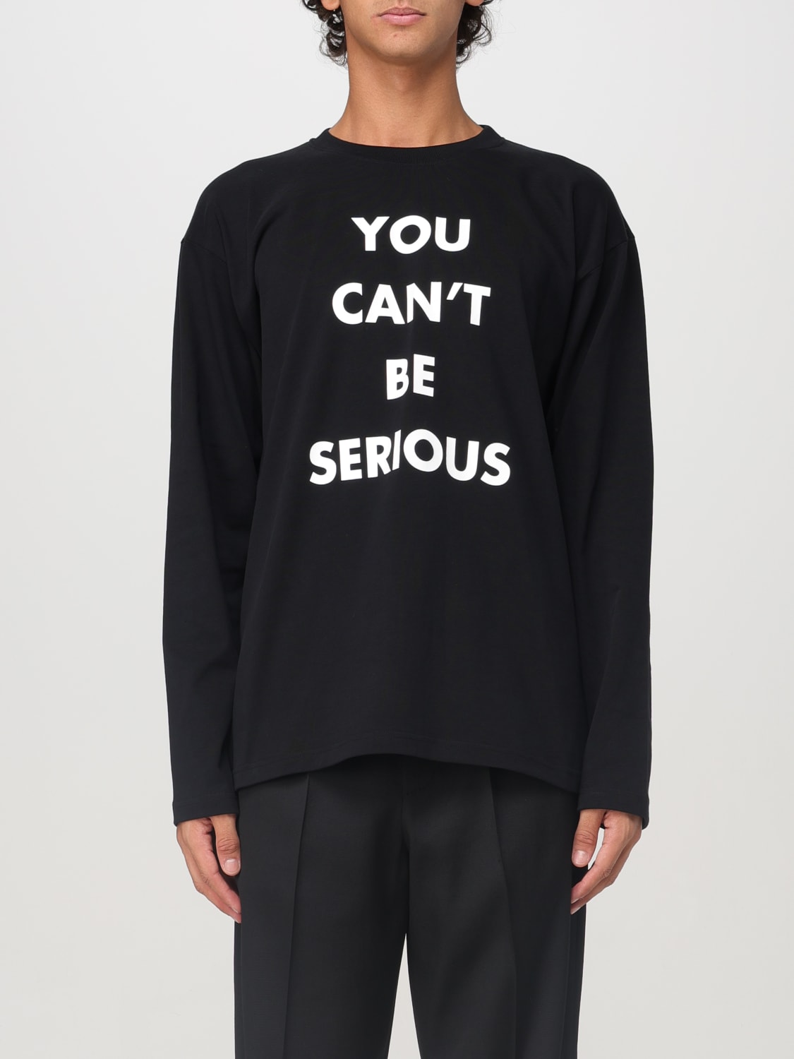 Giglio T-shirt You Can't Be Serious Moschino Couture in cotone