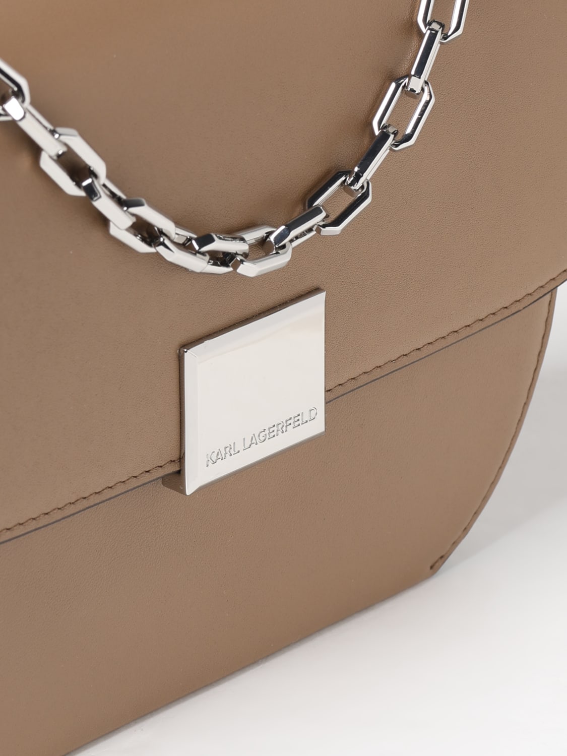 KARL LAGERFELD CROSSBODY BAGS: Crossbody bags woman Karl Lagerfeld, Brown - Img 3