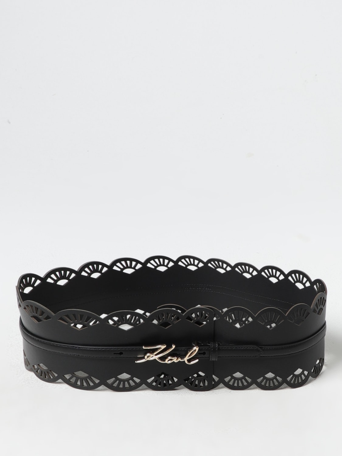 KARL LAGERFELD BELT: Belt woman Karl Lagerfeld, Black - Img 1