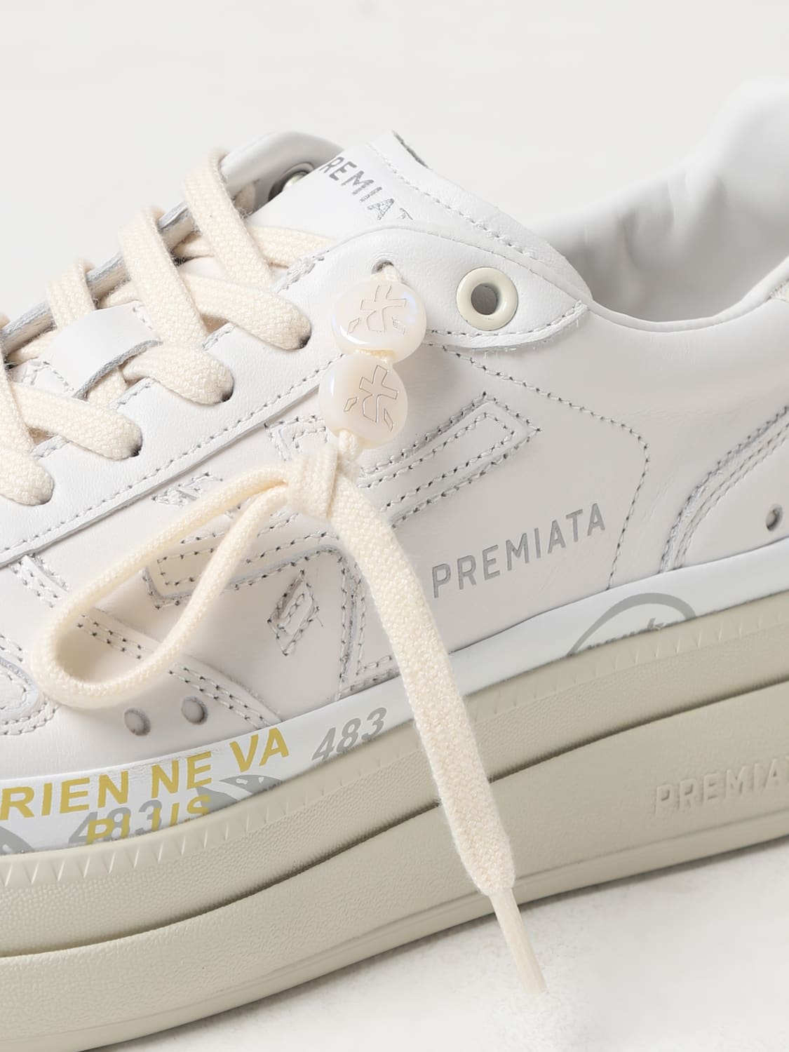 PREMIATA 스니커즈: 스니커즈 여성 Premiata, 화이트 - Img 4