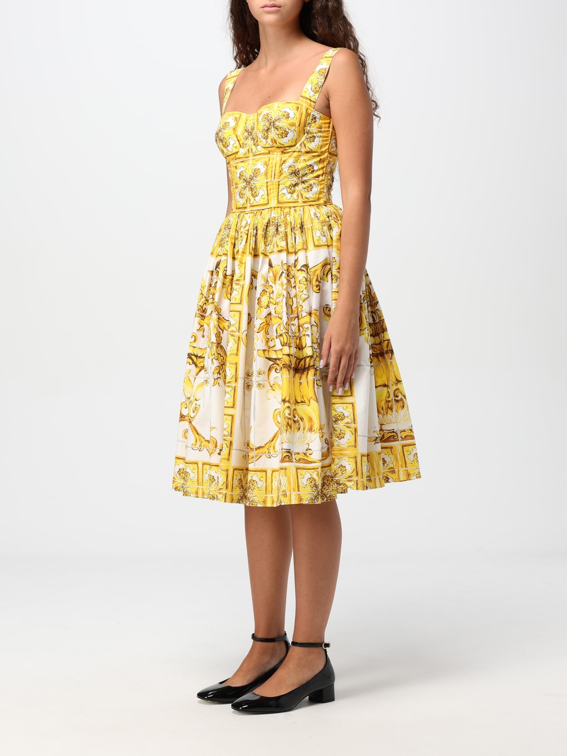 DOLCE & GABBANA DRESS: Dress woman Dolce & Gabbana, Yellow - Img 3