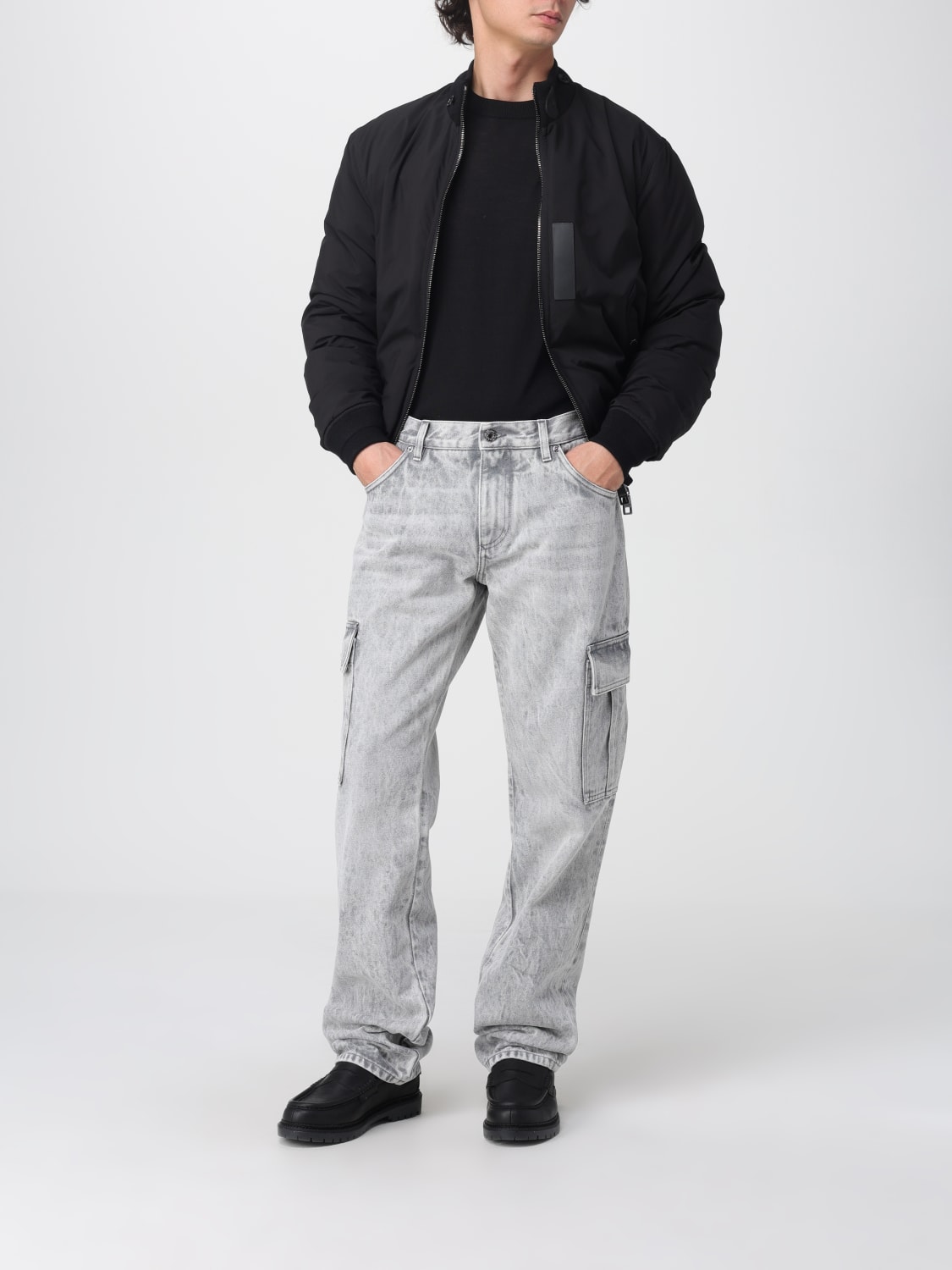 DOLCE & GABBANA JEANS: Hose herren Dolce & Gabbana, Grau - Img 2