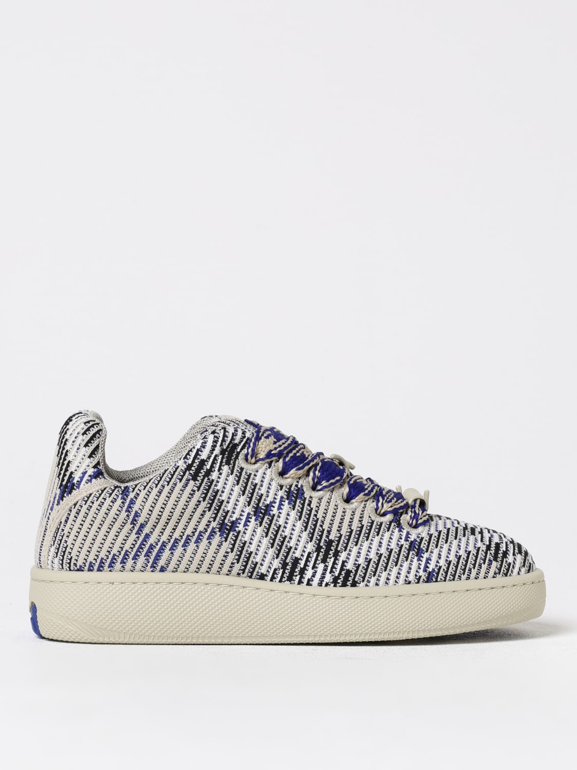 Giglio Sneakers Box Burberry in maglia jacquard