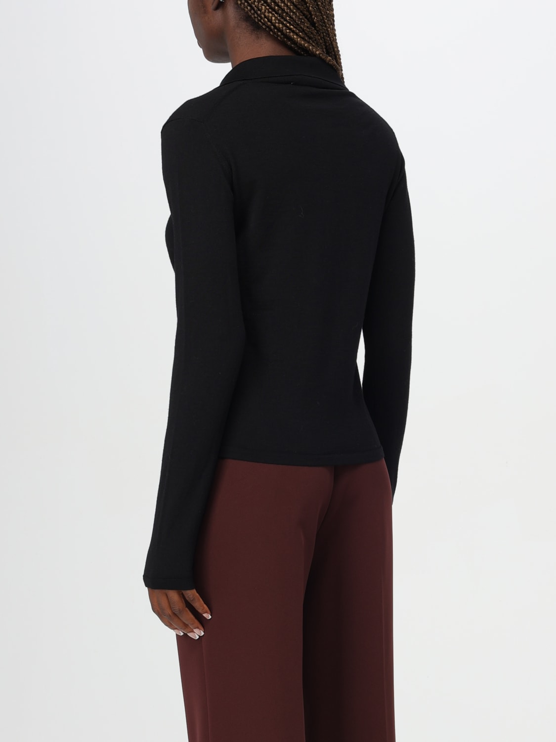 ROBERTO COLLINA SWEATER: Sweater woman Roberto Collina, Black - Img 2