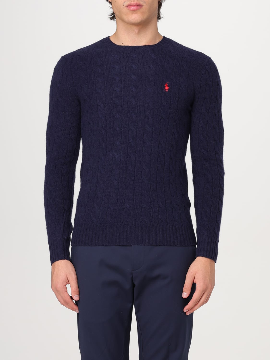 POLO RALPH LAUREN SWEATER: Sweater men Polo Ralph Lauren, Blue - Img 1