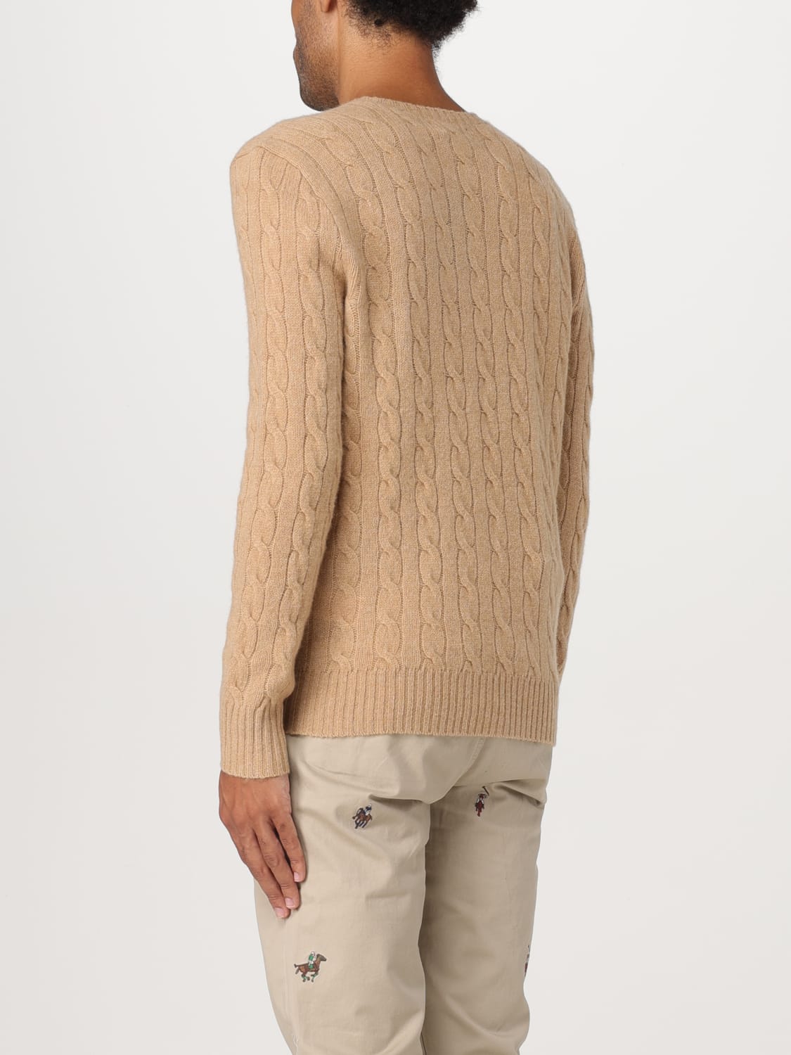 POLO RALPH LAUREN SWEATER: Sweater men Polo Ralph Lauren, Brown - Img 2