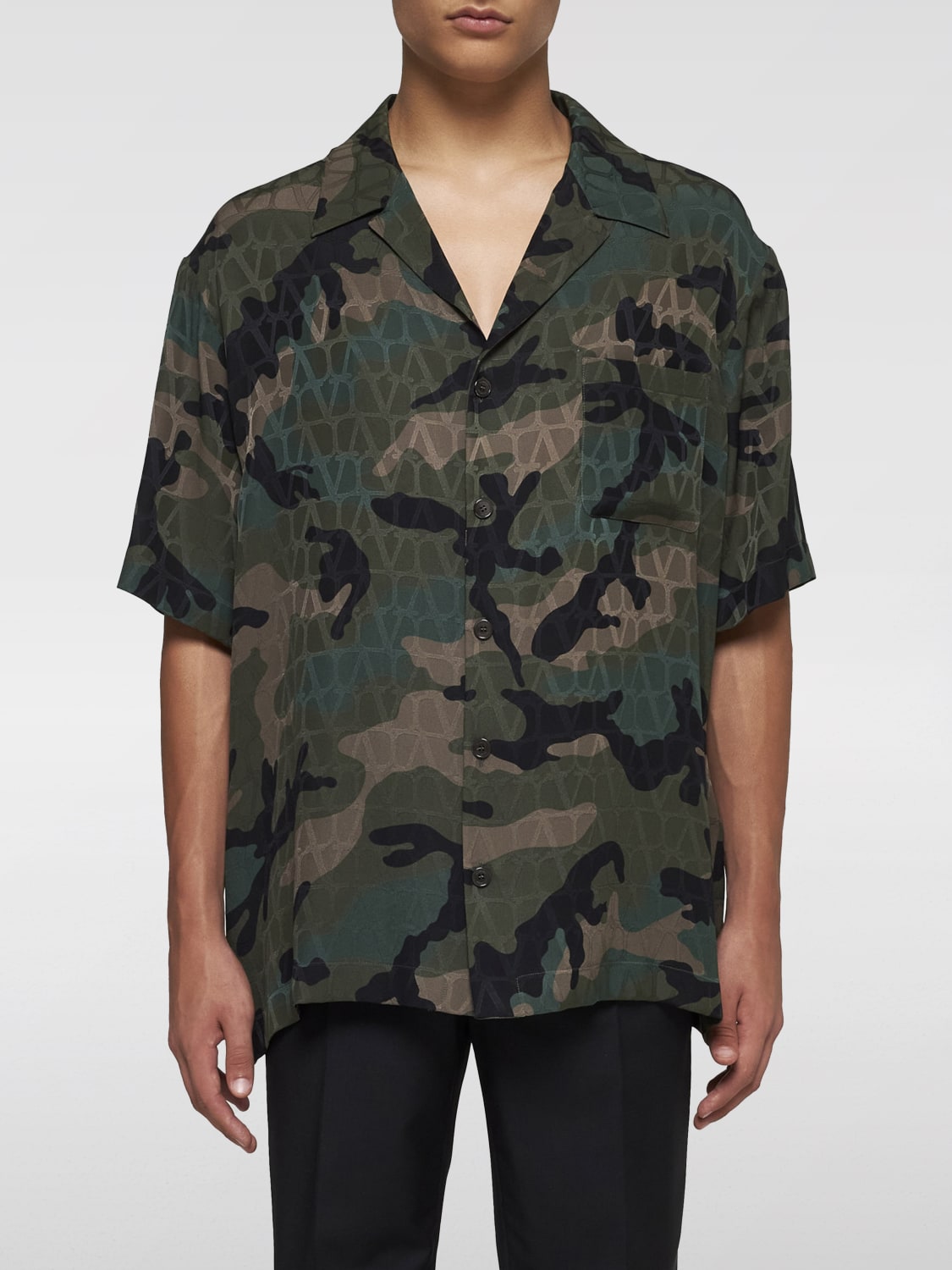 VALENTINO SHIRT: Shirt men Valentino, Green - Img 1