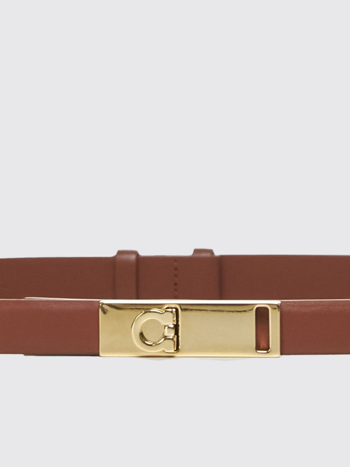 FERRAGAMO BELT: Bracelet woman Ferragamo, Brown - Img 2