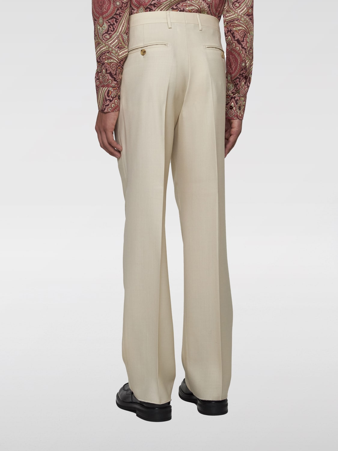 ETRO PANTS: Pants men Etro, Ecru - Img 2