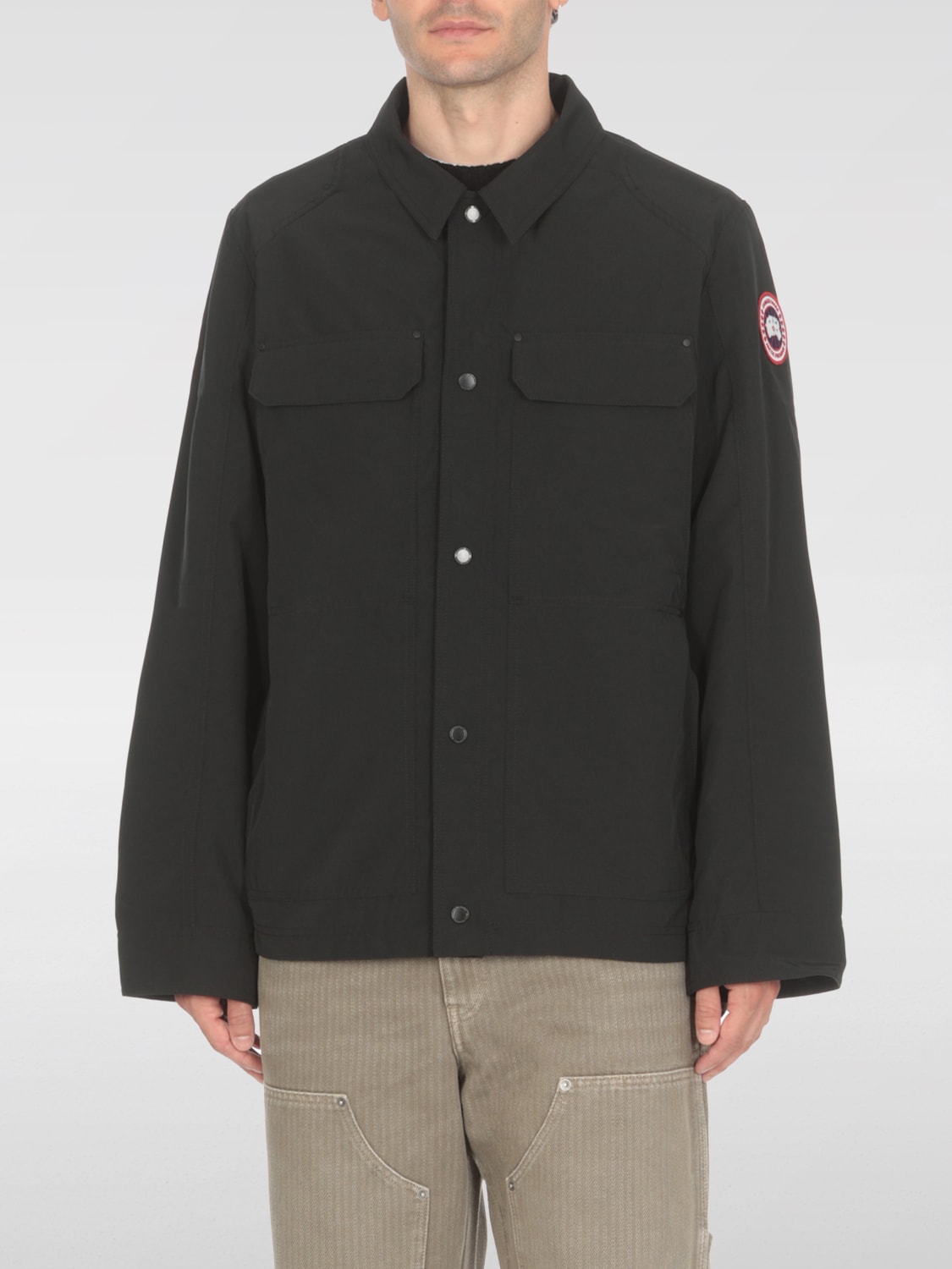 Giglio Giubbotto Canada Goose in misto cotone