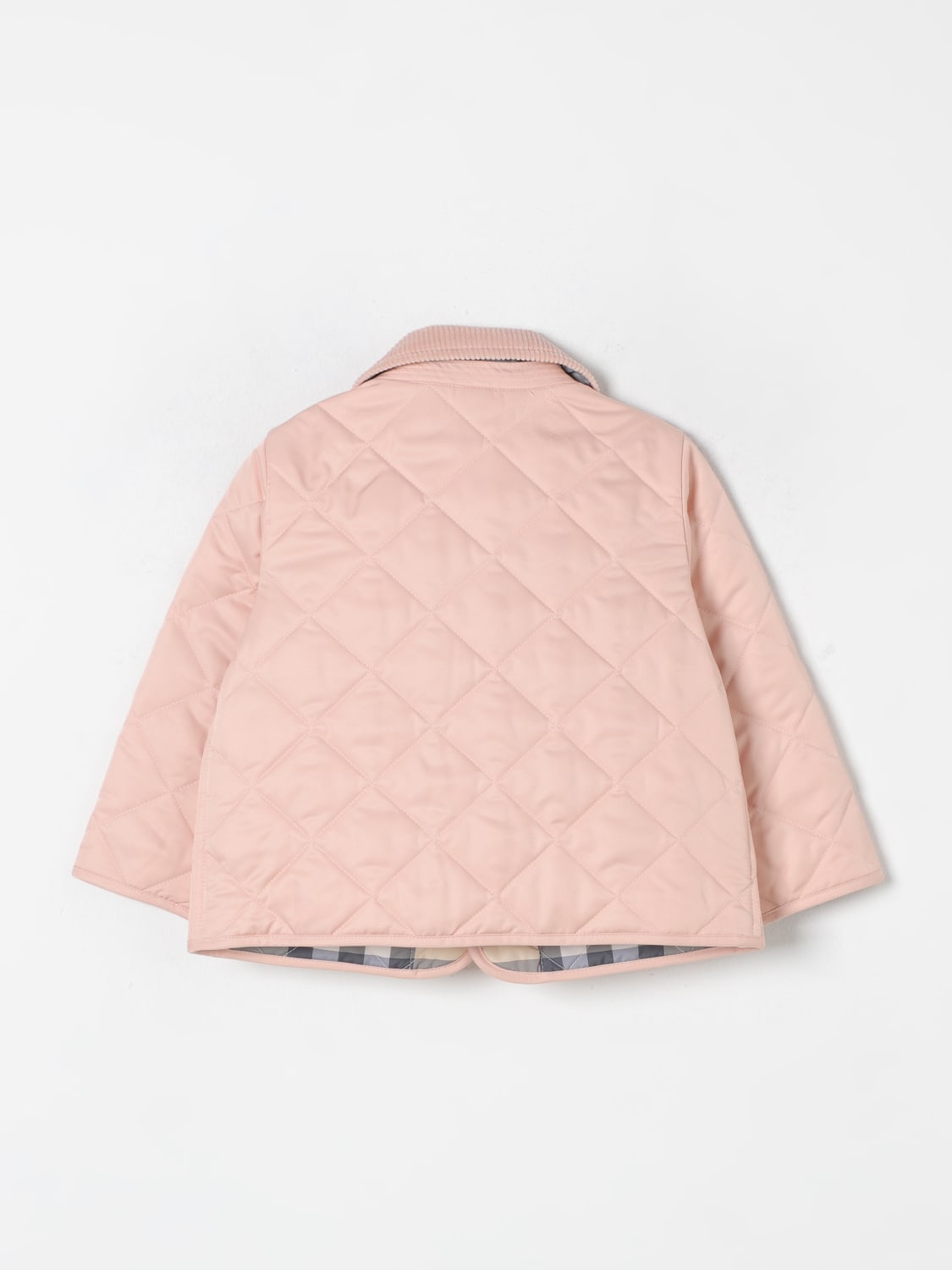 BURBERRY baby jacket Pink Burberry jacket 8094961 online at GIGLIO.COM