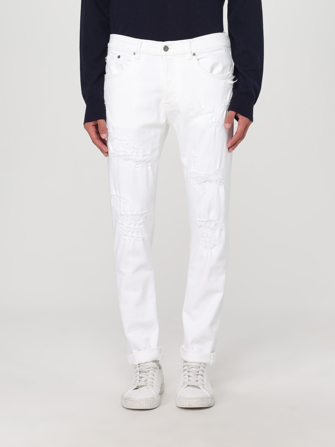 DONDUP JEANS: Jeans men Dondup, White - Img 1