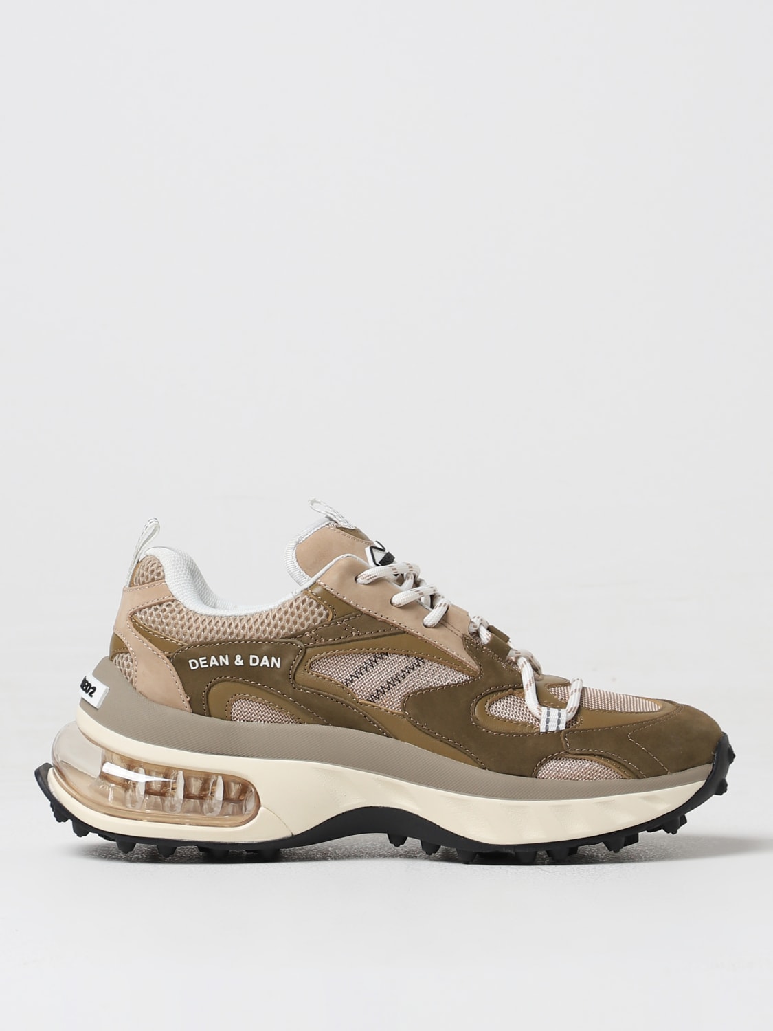 Giglio Sneakers Bubble Dsquared2 in camoscio e mesh