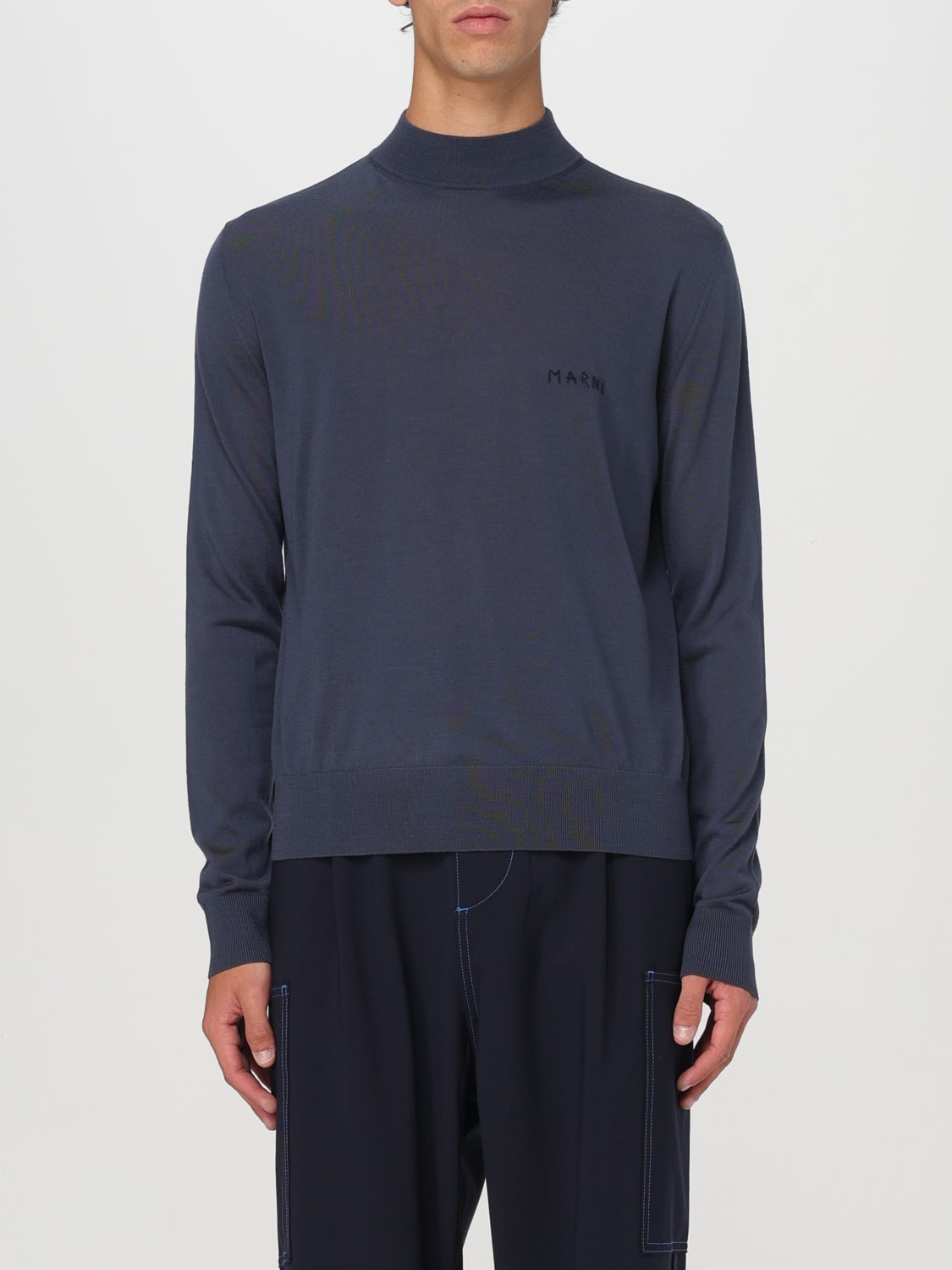 MARNI SWEATER: Sweater men Marni, Blue - Img 1