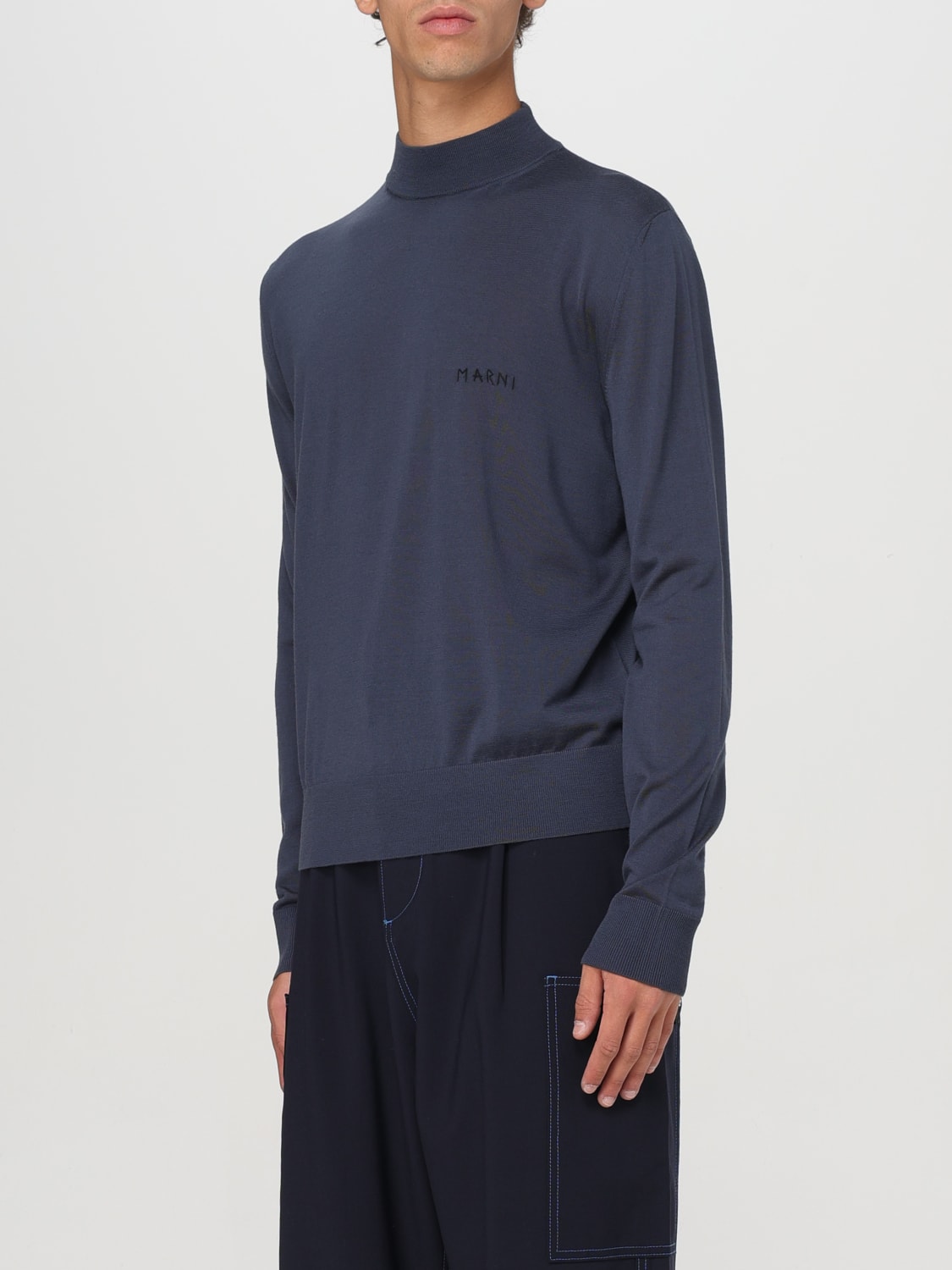 MARNI SWEATER: Sweater men Marni, Blue - Img 4