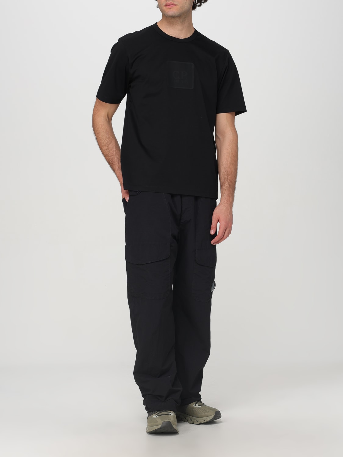 C.P. COMPANY T-SHIRT: T-shirt men C.P. Company, Black - Img 2