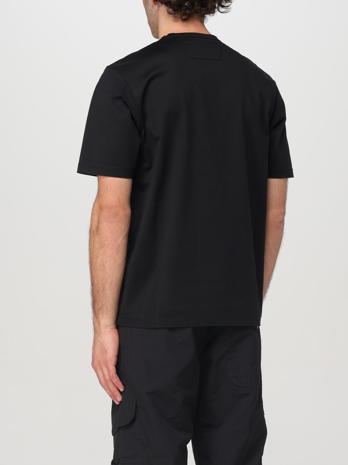 C.P. COMPANY T-SHIRT: T-shirt men C.P. Company, Black - Img 3