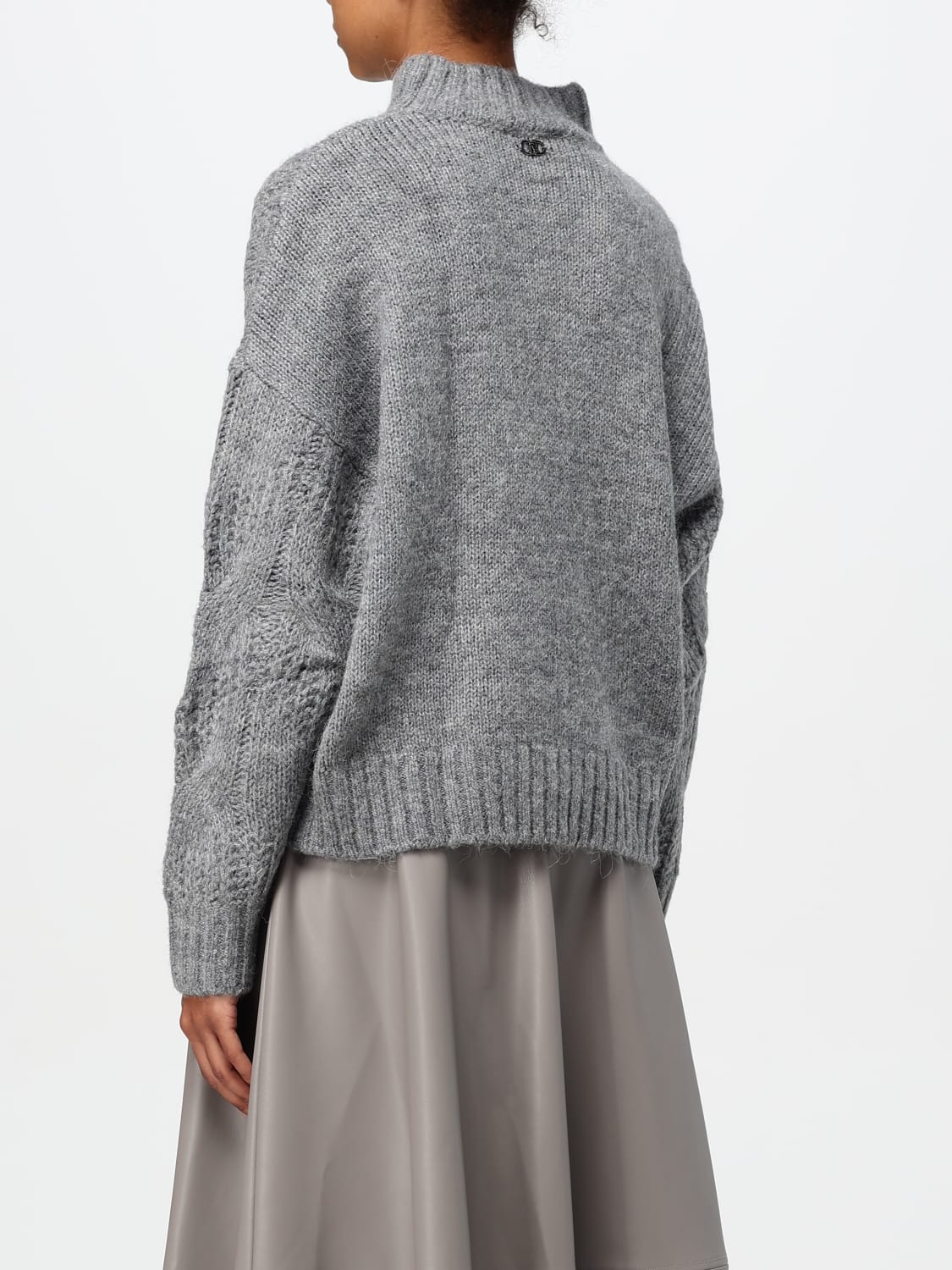 LIU JO SWEATER: Sweater woman Liu Jo, Grey - Img 3