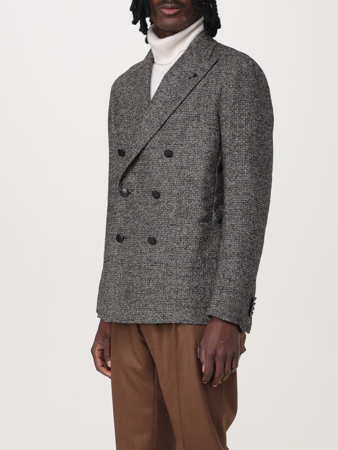 TAGLIATORE JACKET: Jacket men Tagliatore, Grey - Img 3