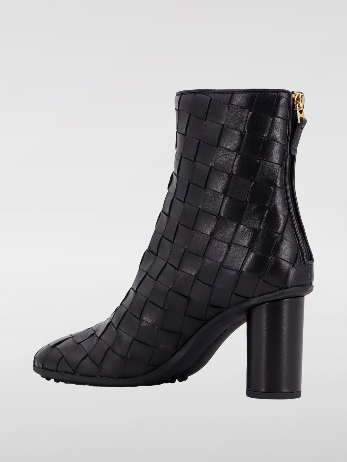 BOTTEGA VENETA FLAT ANKLE BOOTS: Boots woman Bottega Veneta, Black - Img 3